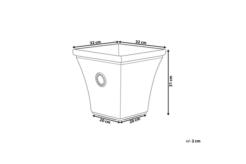 Trädgårdskruka Elateia - Inredning & dekor - Trädgårdsdekoration - Utomhuskrukor - Blomkrukor