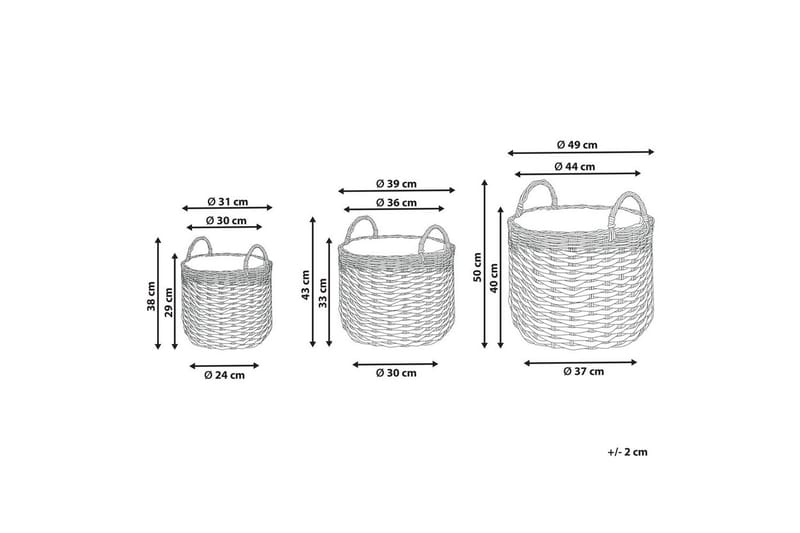 Trädgårdskruka Gefira set om 3 - Inredning & dekor - Trädgårdsdekoration - Utomhuskrukor - Blomkrukor
