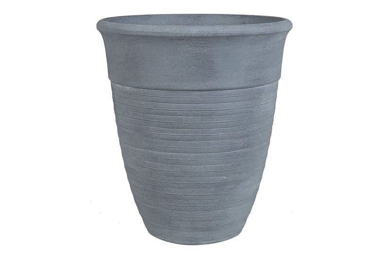 Trädgårdskruka Katalima set om 2 Grå, 43x43x49 cm - Grå, 43x43x49 cm - Inredning & dekor - Trädgårdsdekoration - Utomhuskrukor - Blomkrukor