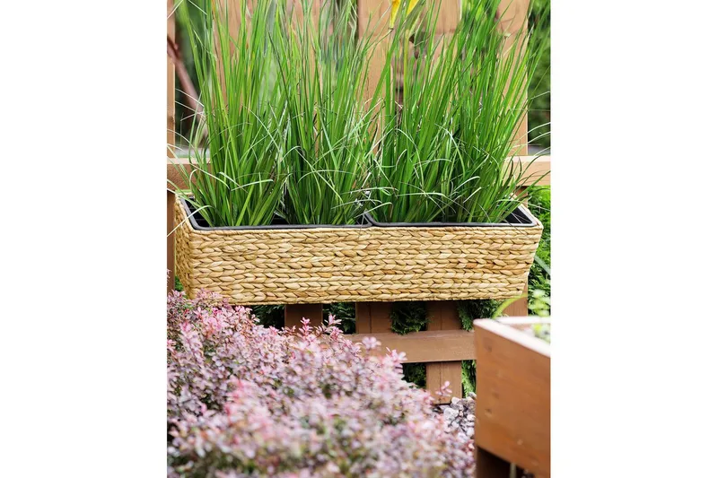 Trädgårdskruka Kawala Beige, 80x18x20 cm - Beige, 80x18x20 cm - Inredning & dekor - Trädgårdsdekoration - Utomhuskrukor - Blomkrukor