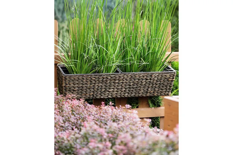 Trädgårdskruka Kawala Brun, 80x18x20 cm - Brun, 80x18x20 cm - Inredning & dekor - Trädgårdsdekoration - Utomhuskrukor - Blomkrukor