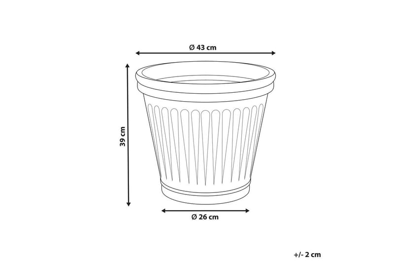 Trädgårdskruka Maize Blå - Blå - Inredning & dekor - Trädgårdsdekoration - Utomhuskrukor - Blomkrukor