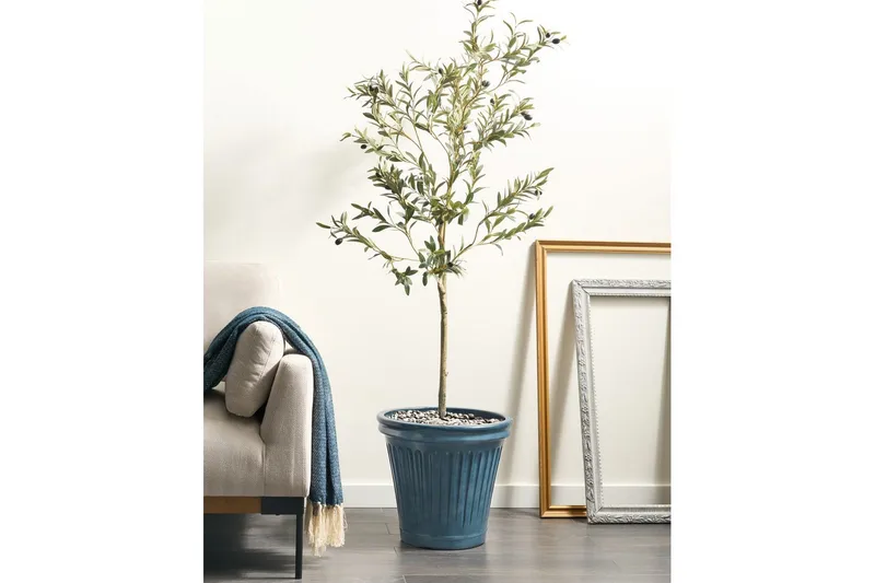 Trädgårdskruka Maize Blå - Blå - Inredning & dekor - Trädgårdsdekoration - Utomhuskrukor - Blomkrukor