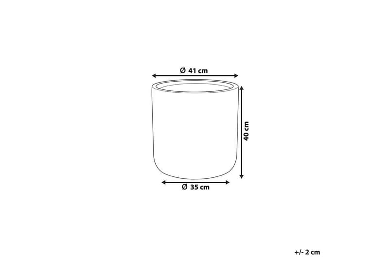 Trädgårdskruka Messene 41x41x40 cm - 41x41x40 cm - Inredning & dekor - Trädgårdsdekoration - Utomhuskrukor - Blomkrukor