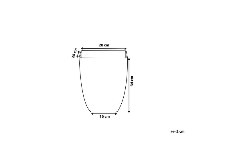 Trädgårdskruka Miro 28x28x34 cm - 28x28x34 cm - Inredning & dekor - Trädgårdsdekoration - Utomhuskrukor - Blomkrukor