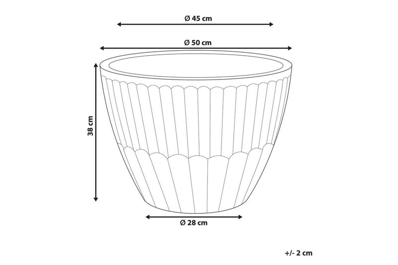 Trädgårdskruka Nyssa - Inredning & dekor - Trädgårdsdekoration - Utomhuskrukor - Blomkrukor
