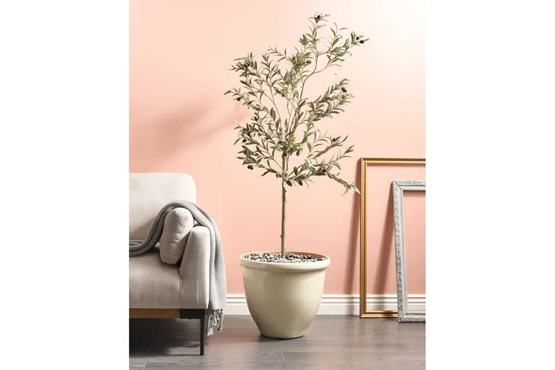 Trädgårdskruka Tesalia Beige - Beige - Inredning & dekor - Trädgårdsdekoration - Utomhuskrukor - Blomkrukor