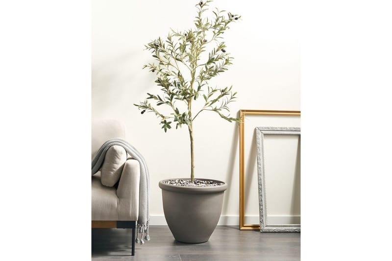 Trädgårdskruka Tesalia Grå - Grå - Inredning & dekor - Trädgårdsdekoration - Utomhuskrukor - Blomkrukor