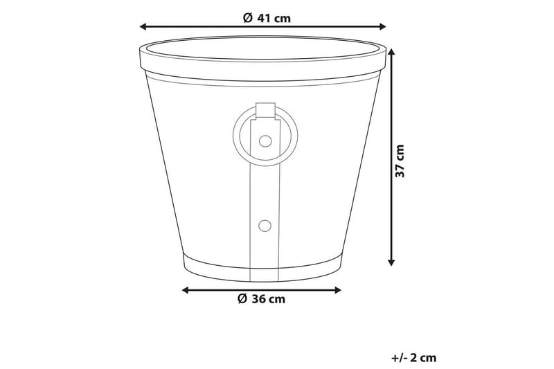 Trädgårdskruka Vari 41x41x37 cm - 41x41x37 cm - Inredning & dekor - Trädgårdsdekoration - Utomhuskrukor - Blomkrukor