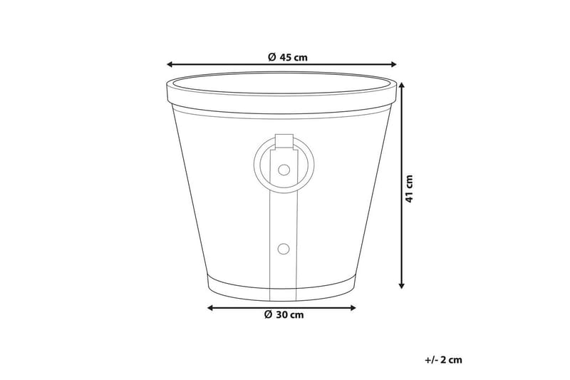 Trädgårdskruka Vari 45x45x41 cm - 45x45x41 cm - Inredning & dekor - Trädgårdsdekoration - Utomhuskrukor - Blomkrukor