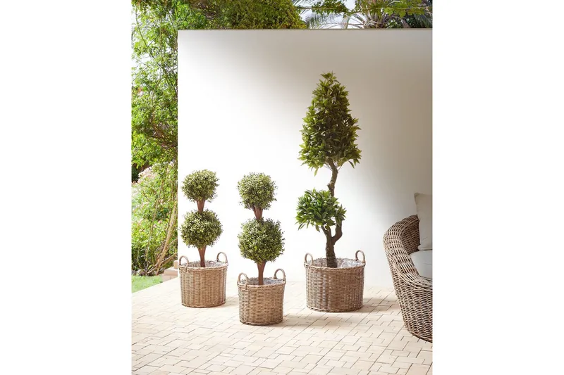 Trädgårdskruka Pendula set om 3 Brun - Brun - Inredning & dekor - Trädgårdsdekoration - Utomhuskrukor - Blomkrukor