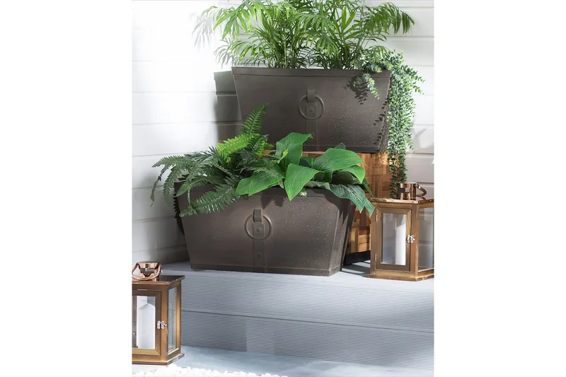 Trädgårdskruka Poria set om 2 - Inredning & dekor - Trädgårdsdekoration - Utomhuskrukor - Blomkrukor