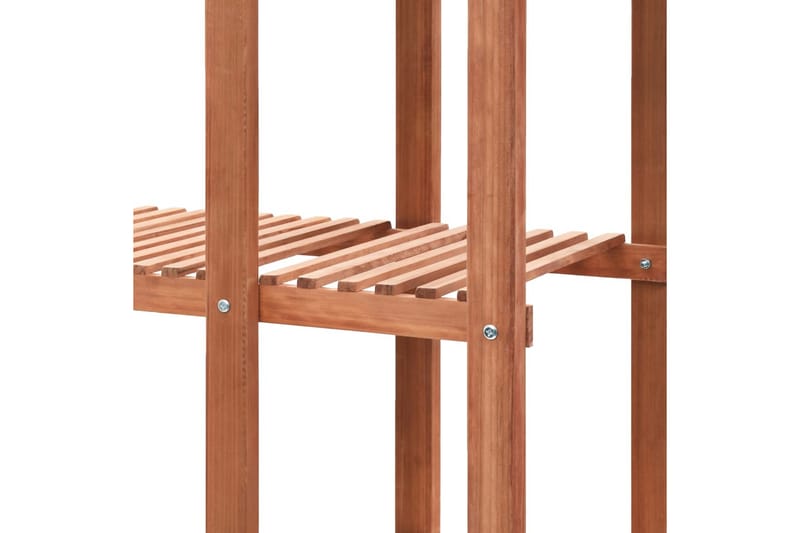 Växtställ cedarträ 86x36x139 cm - Brun - Inredning & dekor - Trädgårdsdekoration - Utomhuskrukor - Växthylla & växttrappa
