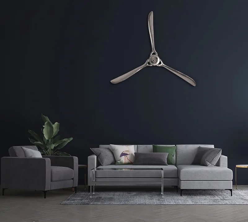 Corela Väggdekoration 85 cm - silverfärgad - Inredning & dekor - Dekor & inredningsdetaljer - Prydnadssaker - Skulpturer