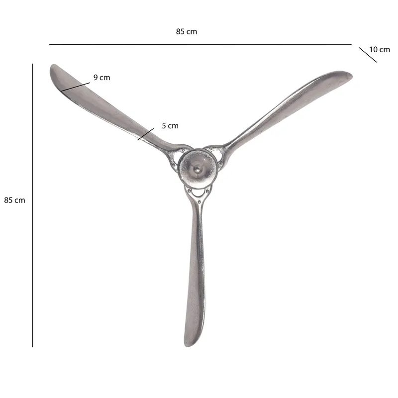 Corela Väggdekoration 85 cm - silverfärgad - Inredning & dekor - Dekor & inredningsdetaljer - Prydnadssaker - Skulpturer
