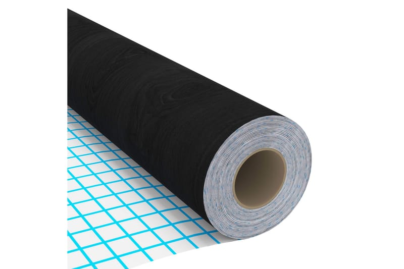 Dekorplast 2 st mörkt trä 500x90 cm PVC - Brun - Dekorplast & kakeldekor