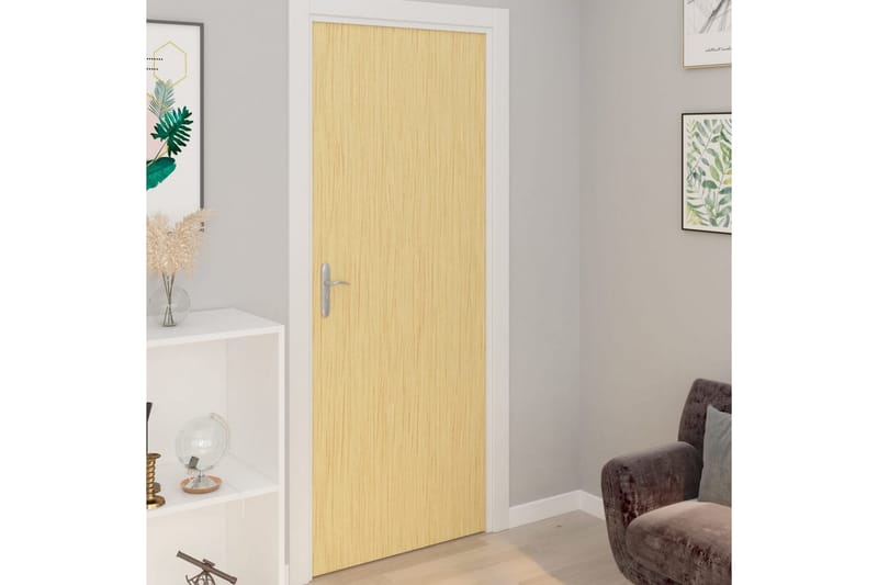 Dekorplast 2 st japansk ek 500x90 cm PVC - Beige - Inredning & dekor - Väggdekor - Dekorplast & kakeldekor