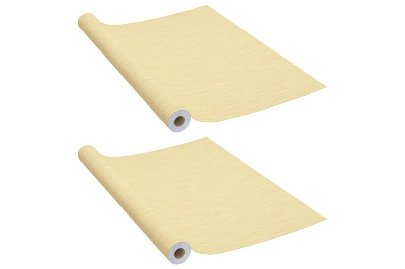 Dekorplast 2 st japansk ek 500x90 cm PVC - Beige - Inredning & dekor - Väggdekor - Dekorplast & kakeldekor