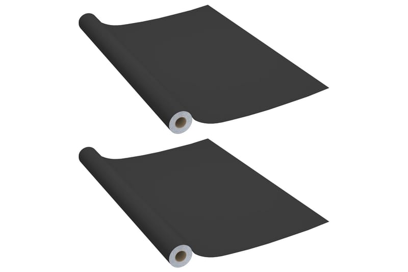 Dekorplast 2 st svart 500x90 cm PVC - Svart - Inredning & dekor - Väggdekor - Dekorplast & kakeldekor
