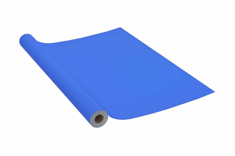 Dekorplast blå högglans 500x90 cm PVC - Dekorplast & kakeldekor