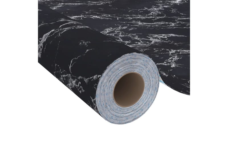 Dekorplast svart sten 500x90 cm PVC - Svart - Inredning & dekor - Väggdekor - Dekorplast & kakeldekor