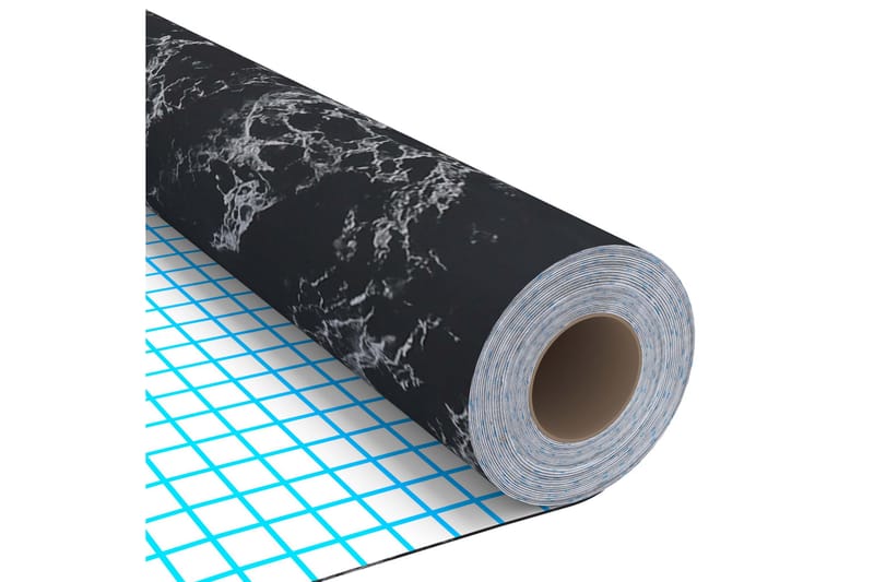 Dekorplast svart sten 500x90 cm PVC - Svart - Inredning & dekor - Väggdekor - Dekorplast & kakeldekor