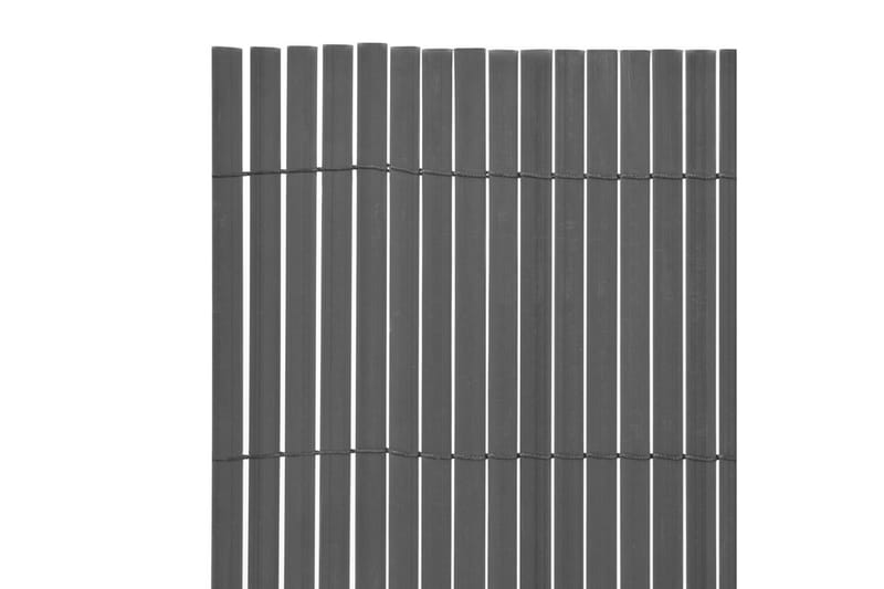 Dubbelsidigt insynsskydd PVC 90x500 cm grå - Fönsterfilm
