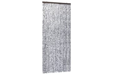 Insektsdraperi brun och beige 100x220 cm chenille