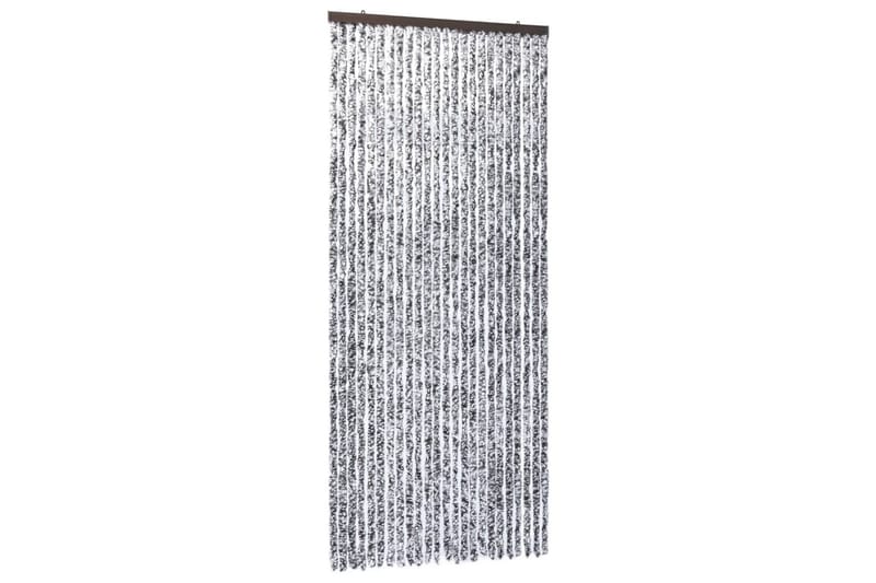 Insektsdraperi brun och beige 100x220 cm chenille - Inredning & dekor - Väggdekor - Dekorplast & kakeldekor - Fönsterfilm