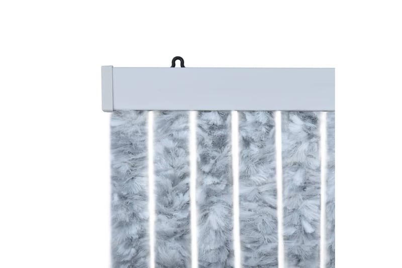 Insektsdraperi vit och grå 100x220 cm chenille - Inredning & dekor - Väggdekor - Dekorplast & kakeldekor - Fönsterfilm
