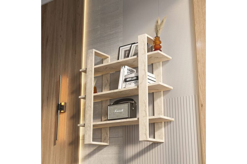 Draven Väggskiva 90x90 cm - Travertine - Förvaring - Köksförvaring - Kökshylla