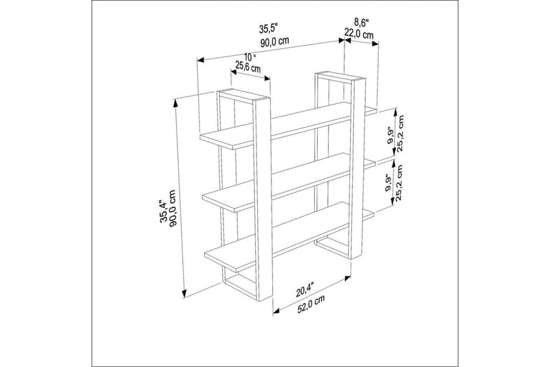 Draven Väggskiva 90x90 cm - Travertine - Inredning & dekor - Väggdekor - Väggpanel