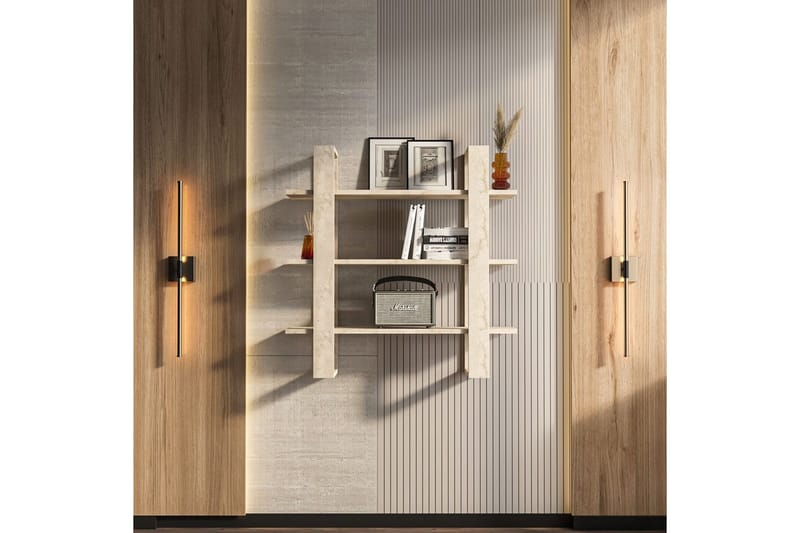 Draven Väggskiva 90x90 cm - Travertine - Inredning & dekor - Väggdekor - Väggpanel