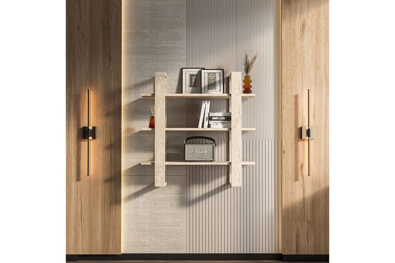 Draven Väggskiva 90x90 cm - Travertine - Förvaring - Köksförvaring - Kökshylla