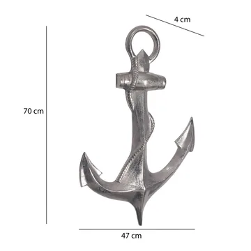 Eliena Väggdekoration 47 cm - silverfärgad - Inredning & dekor - Dekor & inredningsdetaljer - Prydnadssaker - Skulpturer