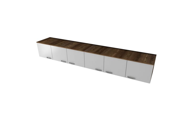 Ervon Väggskiva 243x243 cm - Valnöt/Vit - Inredning & dekor - Väggdekor - Väggpanel