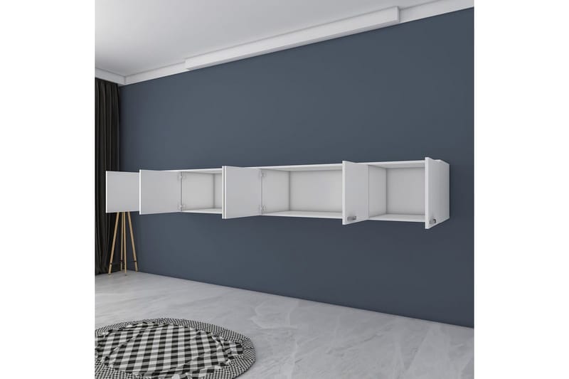 Ervon Väggskiva 243x243 cm - Vit - Inredning & dekor - Väggdekor - Väggpanel