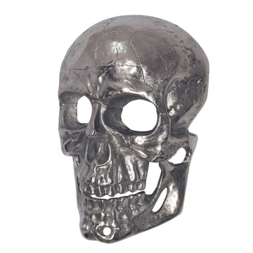 Garvik Väggdekoration Dödskalle i aluminium - silver - Inredning & dekor - Dekor & inredningsdetaljer - Prydnadssaker - Skulpturer