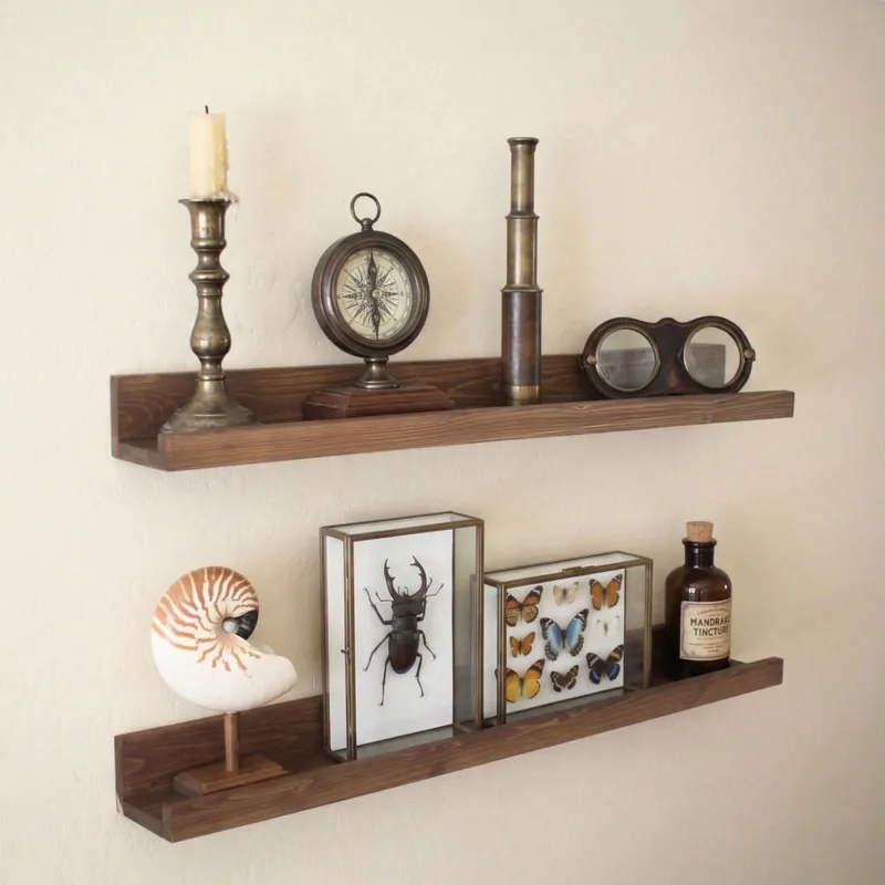 Imoveis Dekorativ vägghylla 70x8x15 cm - Trä - Inredning & dekor - Väggdekor - Väggpanel