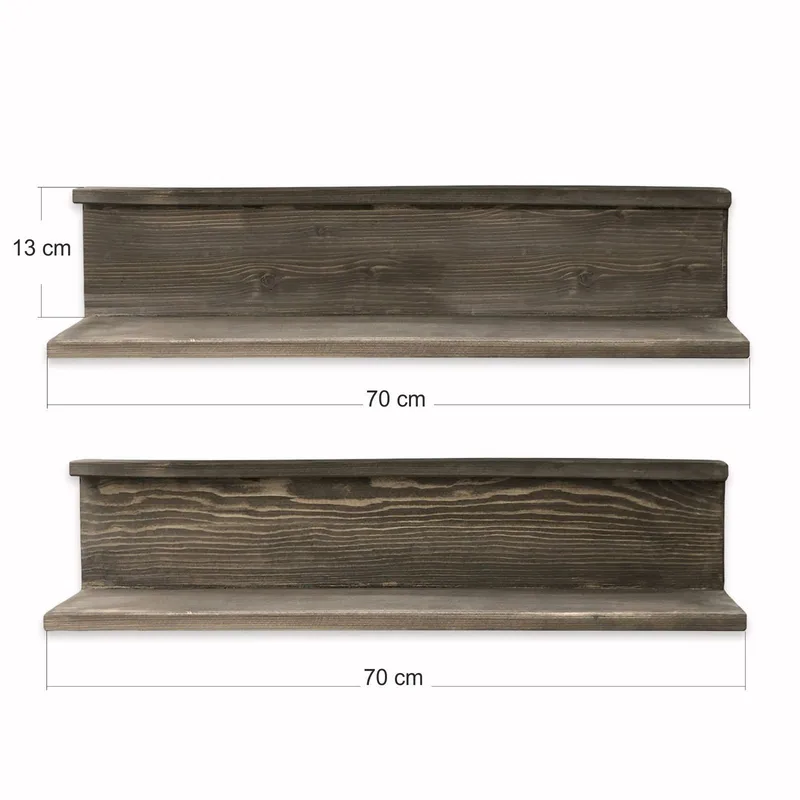 Imoveis Dekorativ vägghylla 70x8x15 cm - Trä - Inredning & dekor - Väggdekor - Väggpanel