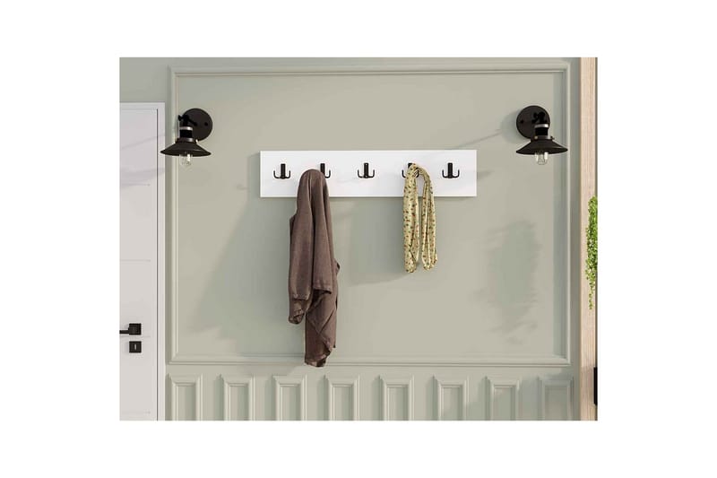 Kresto Väggskiva 80x80 cm - Vit - Förvaring - Sko- & klädförvaring - Klädhängare - Klädkrok