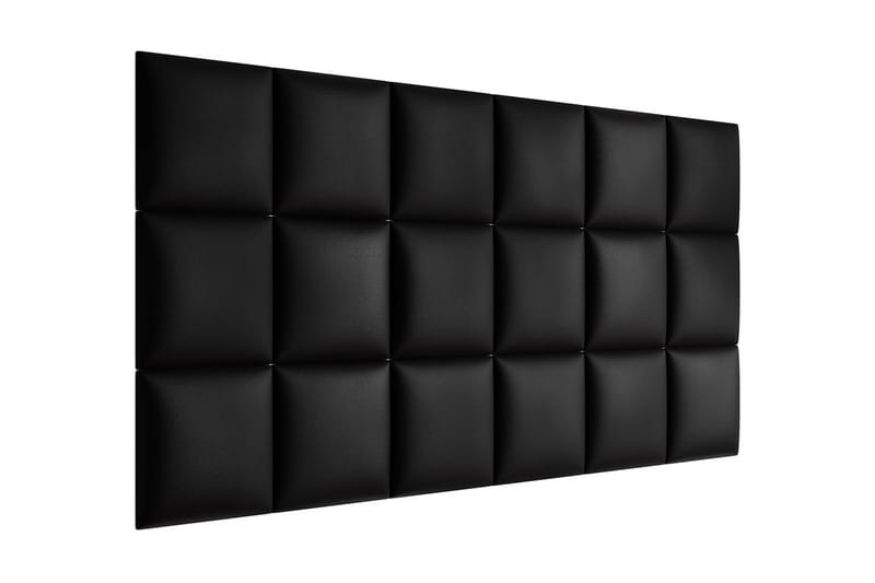 Lornel Stoppad Väggpanel 30x30 cm, Mörkgrå