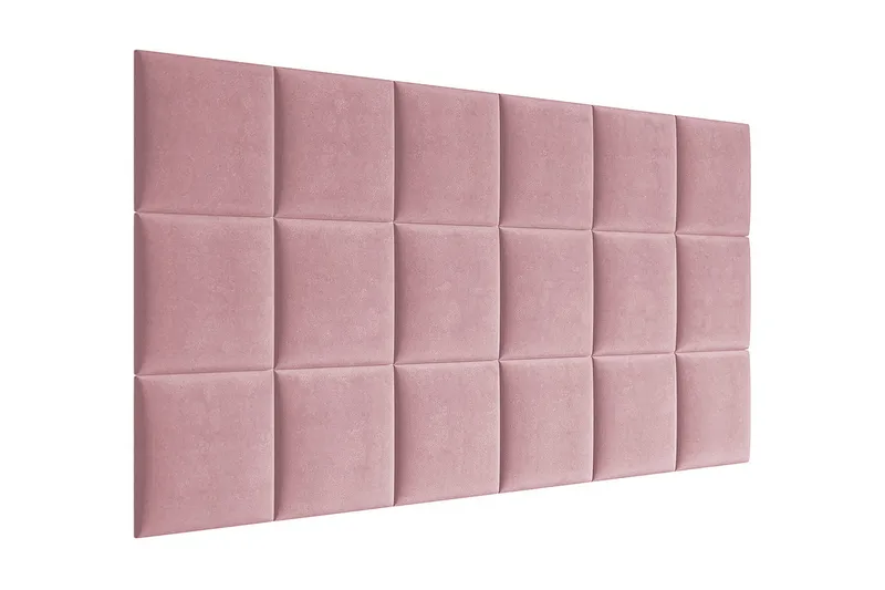 Lornel Stoppad Väggpanel 30x30 cm, Rosa
