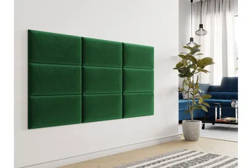 Lornel Stoppad Väggpanel 60x30 cm - Grön - Inredning & dekor - Väggdekor - Väggpanel