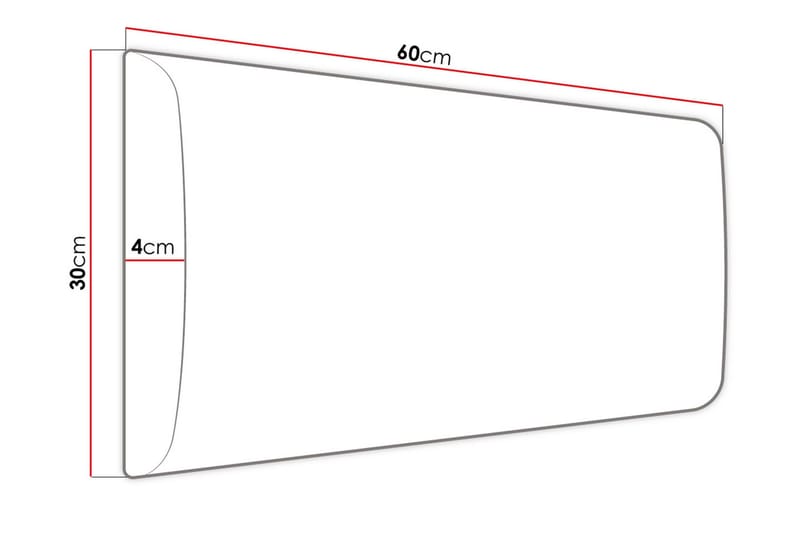 Lornel Stoppad Väggpanel 60x30 cm - Grön - Inredning & dekor - Väggdekor - Väggpanel
