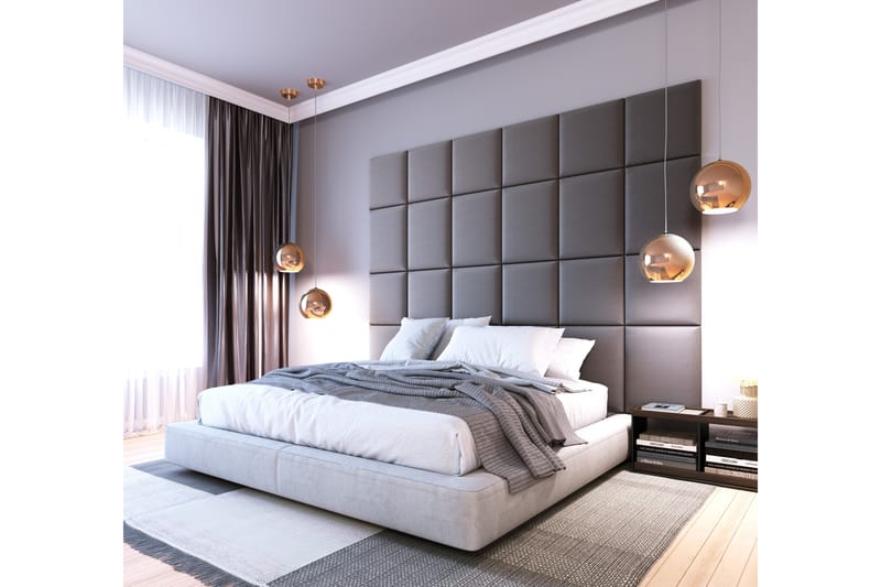 Quadratta Väggskiva 240x180 cm Grå - Inredning & dekor - Väggdekor - Väggpanel