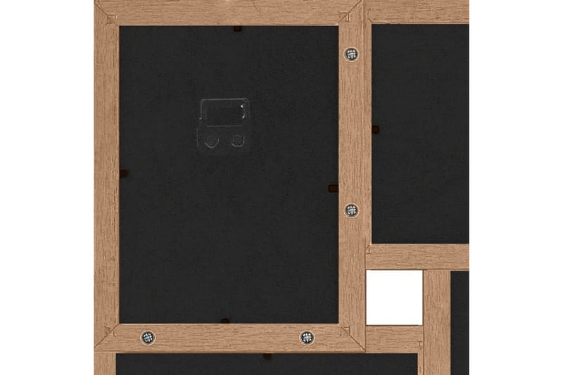 Fotoram för 24x(13x18 cm) bilder ljusbrun MDF - Inredning & dekor - Väggdekor - Ramar - Fotoram
