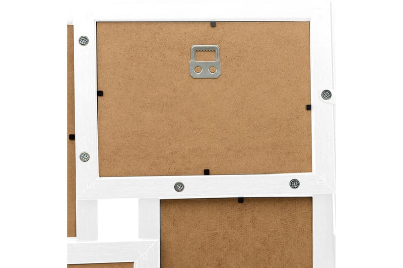 Fotoram för 24x(13x18 cm) bilder vit MDF - Inredning & dekor - Väggdekor - Ramar - Fotoram
