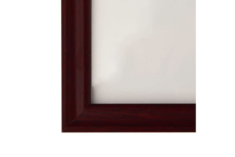 Fotoramar 3 st för vägg eller bord mörkröd 59,4x84 cm - Fotoram