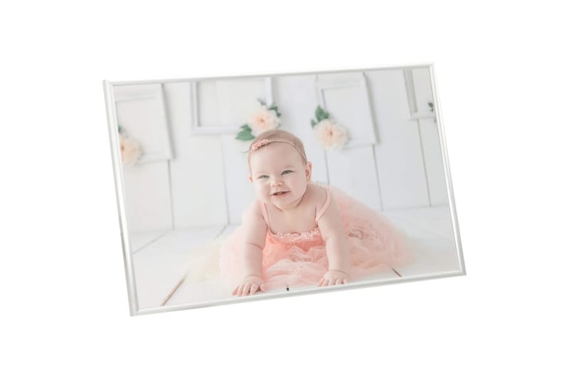 Fotoramar 3 st för vägg eller bord silver 13x18 cm MDF - Inredning & dekor - Väggdekor - Ramar - Fotoram